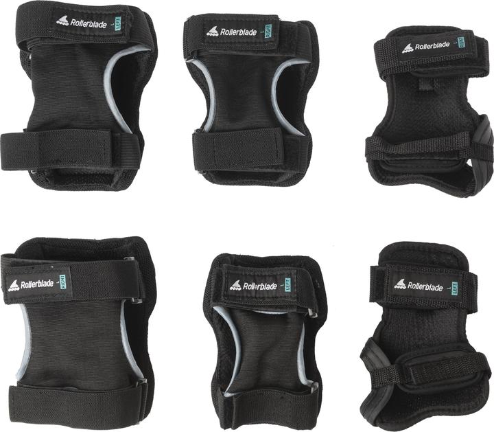 Actual product image Rollerblade Skate Gear Pack (S, Elbow protectors, Wrist protectors, Knee pad, Unique specimen)