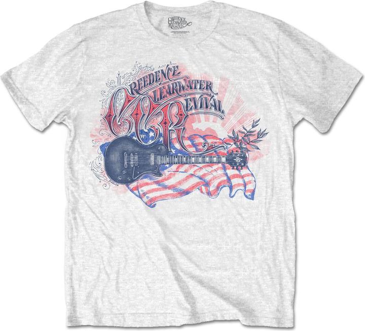 Creedence Clearwater Revival Guitar & Flag (XXL)