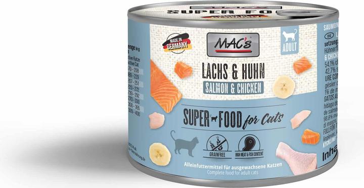 Immagine prodotto MAC's Salmone e pollo CAT (Adulto, 1 pz., 200 g)