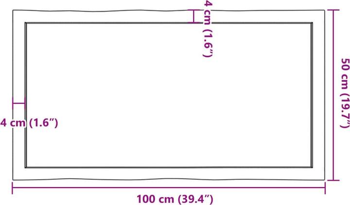 Image du produit VidaXL Nili (100 x 50 x 6 cm)