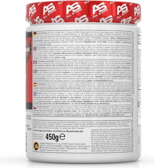 Produktbild All Stars 100% Whey Protein (450g Dose) (Chocolate, 1 Stk., 450 g)