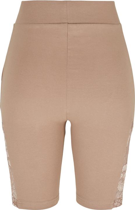 Actual product image Urban Classics Ladies High Waist Lace Inset Cycle Shorts - 16956 (M)