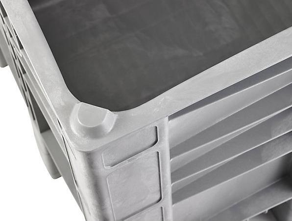 Image du produit Craemer Caisse-palette CB3HIGH, dimensions intérieures L x l 897 x 1108 mm, gris, 1000