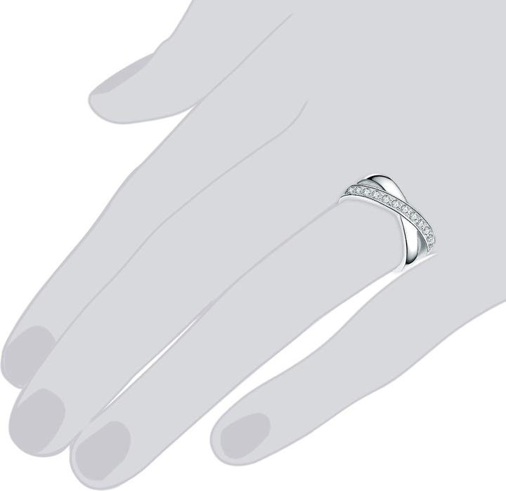 Image du produit Rafaela Donata Femmes argent sterling zirconium argent - 3944 (56, Argent 925)