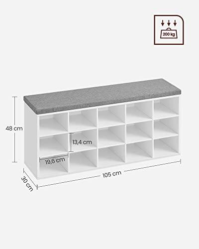 Actual product image Vasagle Benchy (105 x 30 x 48 cm)