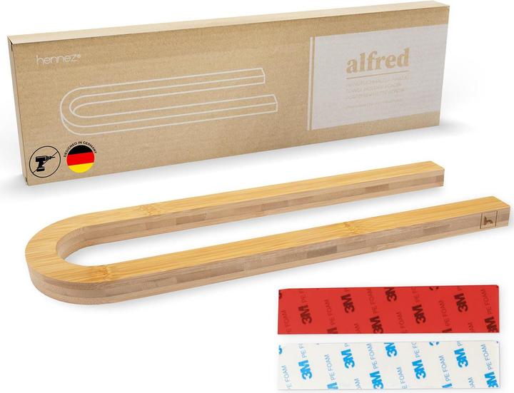 Immagine prodotto Hennez Handtuchhalter Alfred 35 x 10 cm, Natural