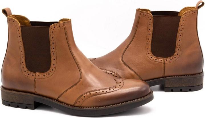 Produktbild Roamers LederStiefel mit Flügelkappe und elastischen Einsätzen (44.5)