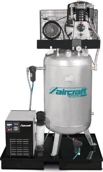 Produktbild Stürmer - Stationärer Kolben-Kompressor AIRPROFI 703/270/10 VKK - mit Kältetrockner, Feinfilter, Ko (10 Bar, 270 l)