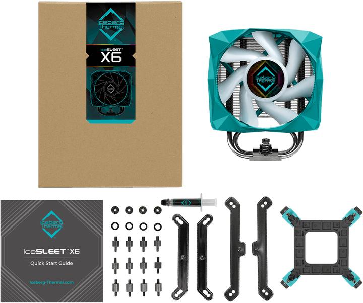 Immagine prodotto Iceberg Thermal IceSLEET X5 - RGB - AM4/Intel (159 mm)