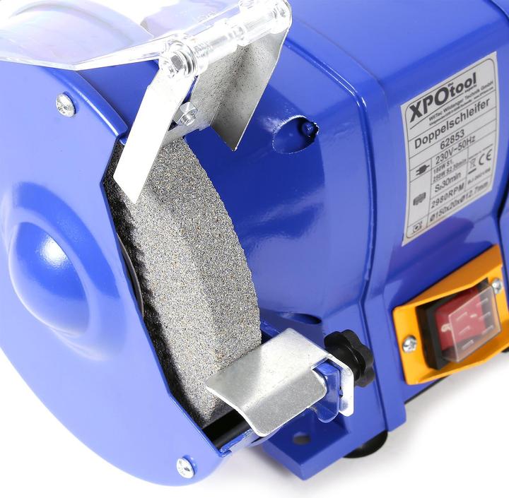 Produktbild Wiltec Doppelschleifer 250W Ø150mm Schleifmaschine Schleifer Schleifbock (Doppelschleifer, 250 W)