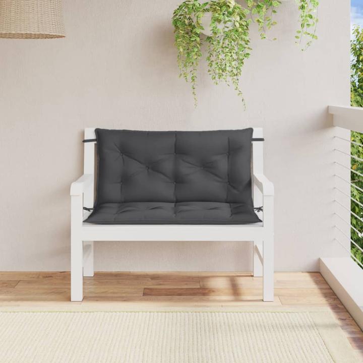 Produktbild VidaXL Gartenbank-Auflagen 2 Stk. Stoff (100 x 50 x 7 cm)