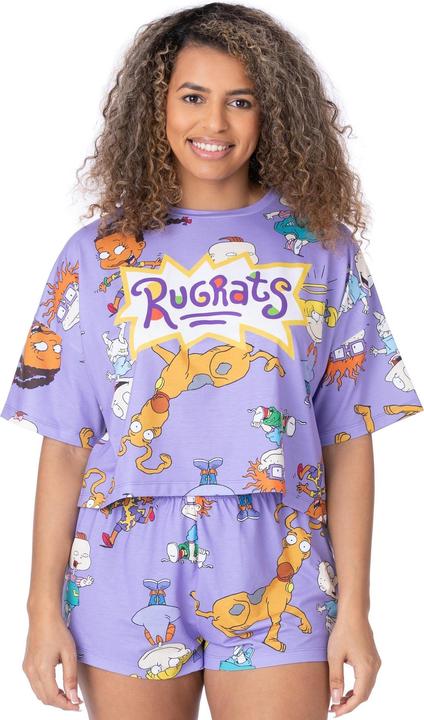 Rugrats AllOver Print Kurzes Pyjama Set
