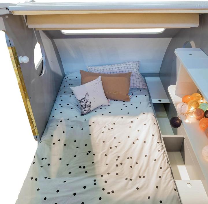 Immagine prodotto Mathy by Bols Caravan Letto Caravan con gancio di traino e cassapanca