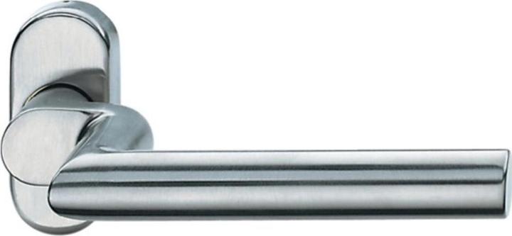 Actual product image FSB Fire protection lever handle aperture part 06 1076 stainless steel 6204 straight square 9 mm (Door handle)