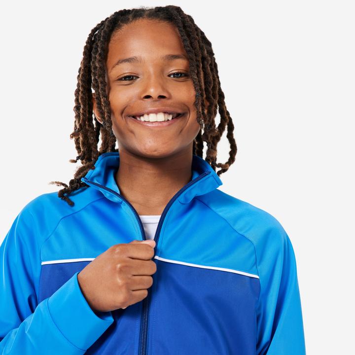 Produktbild Decathlon Trainingsanzug Kinder - blau/weiss (122)
