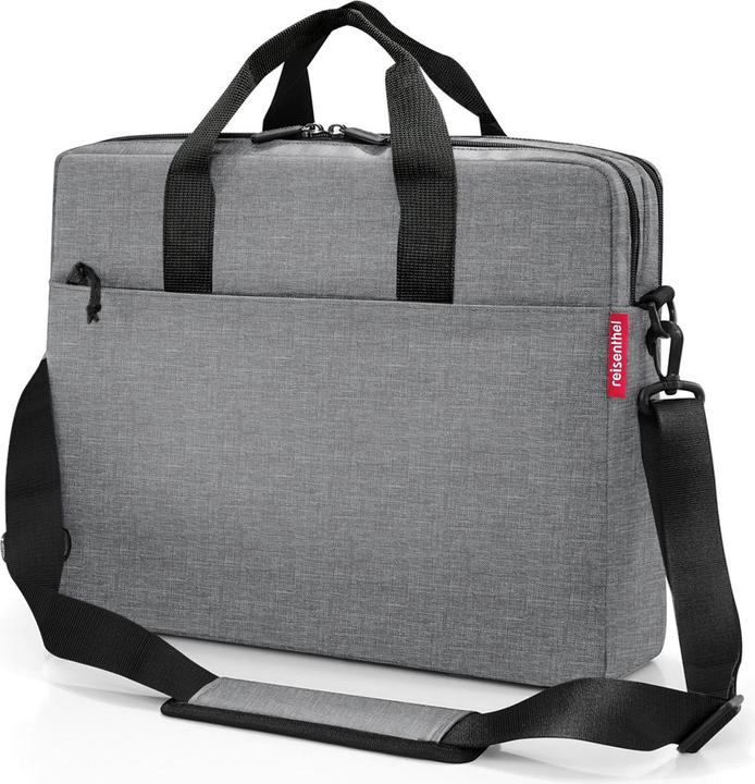 Immagine prodotto reisenthel Borsa per notebook Borsa da lavoro in tela Twist argento 15 (15", Universale)