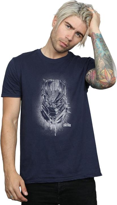 Immagine prodotto Maglietta Uomo Black Panther Spray Headshot (L)