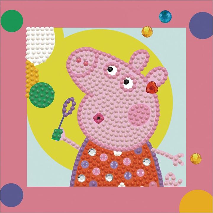 Actual product image Diamond Dotz Diamond Painting Peppa Pig Soap Bubbles