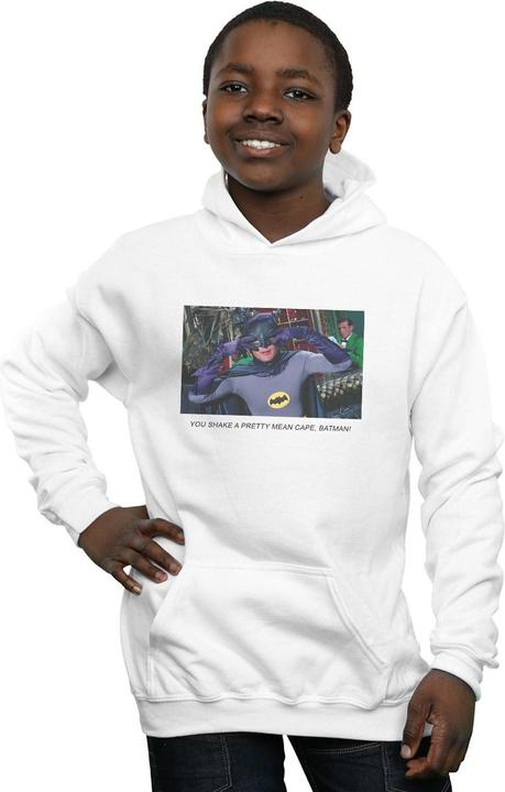 Actual product image Boys Batman TV Series Mean Cape Hoodie (116)