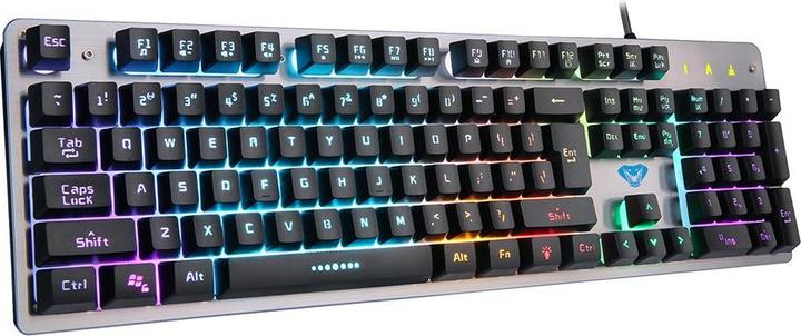 Actual product image Media-Tech Gaming keyboard with backlight COBRA PRO REVENANT MT1257, US layout (Eng. Int., Cable)