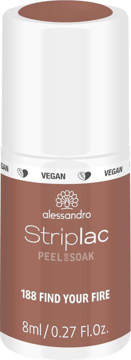 Produktbild Alessandro Striplac Peel or Soak off Find your Fire (188, Farblack)