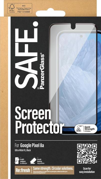Actual product image Safe Ultra-Wide Fit (1 Piece, Google Pixel 8a)