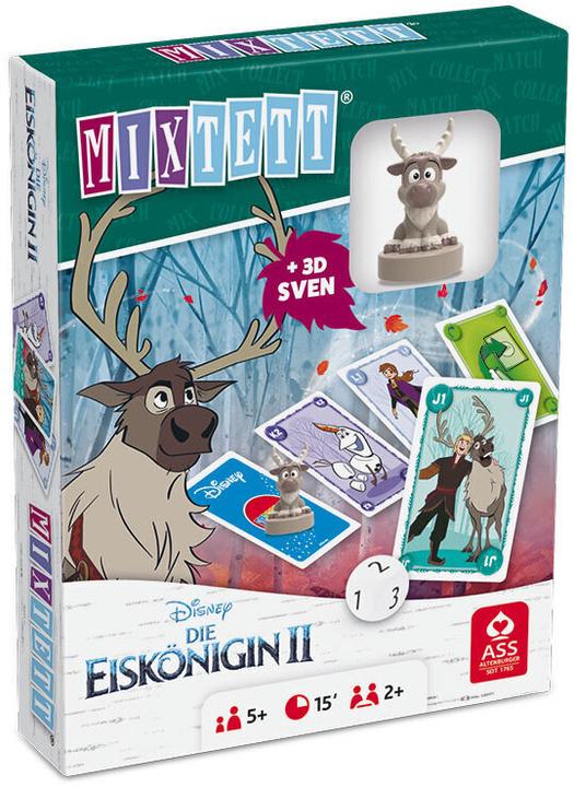 Produktbild ASS Altenburg 22522247 - Mixtett: Disney Die Eiskönigin 2 - Kartenspiel + Figur Sven, für 2 Spieler, ab 5 Jahren (Deutsch)