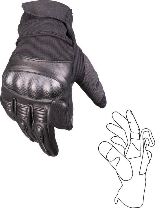 Image du produit Mil-tec Gants Tactical Gen.2 cuir noir M (M)