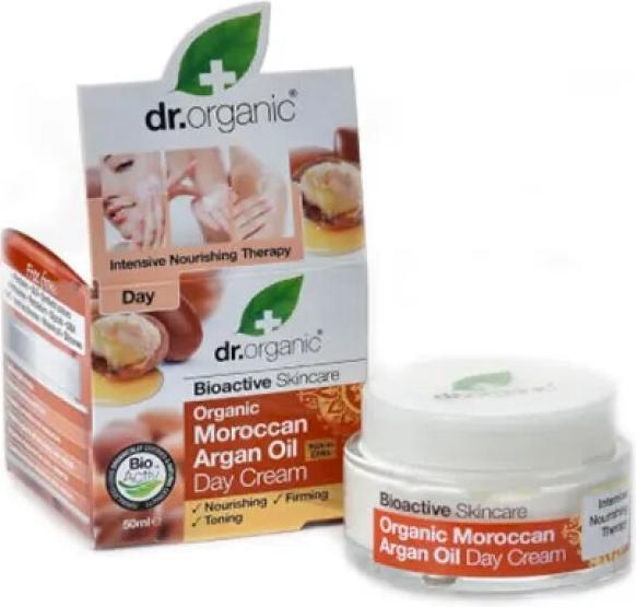 Immagine prodotto Dr. Organic Crema da giorno all'olio di argan marocchino Dr Organic 50ml (Crema corpo, 50 ml)