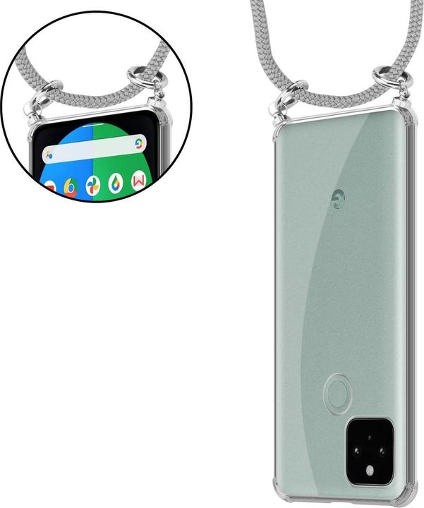 Produktbild Cadorabo TPU Handy Kette SILBER Cover