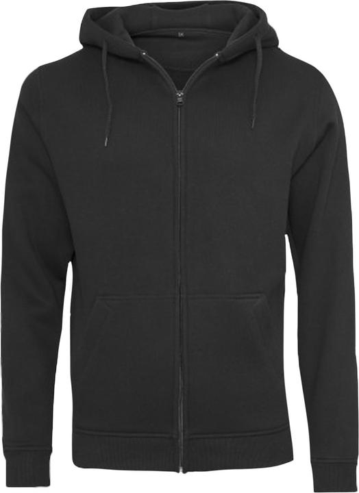 Build Your Brand Hoodie mit durchgehendem Reissverschluss