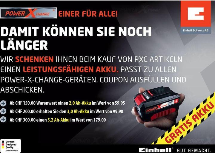 Actual product image Einhell GE-CL 18 Li E Solo (Rechargeable battery operated, Leaf blower)