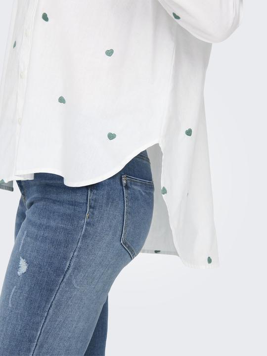 Actual product image Only Box fit shirt collar Long sleeve cuffs Shirt Shirt Shirt (M)