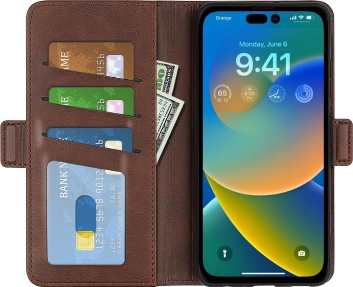 Produktbild Screenguard Apple iPhone 14 Pro Max CardLounge Lederhülle (Apple iPhone 14 Pro Max)