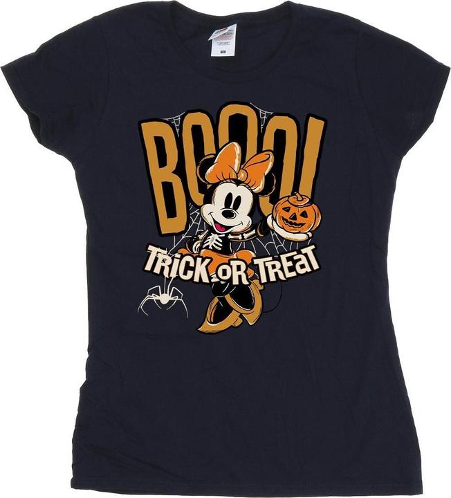 Actual product image Disney Womens/Ladies Boo Minnie Mouse Cotton T-Shirt (M)