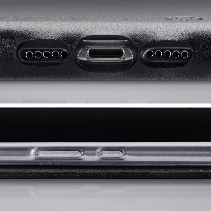Actual product image Mobilizera Mobilize MOB-CGFCB-IPH5, Flip case, Apple, iPhone 5/5S/SE, Black (Apple iPhone 5, Apple iPhone 5s, Apple iPhone SE)