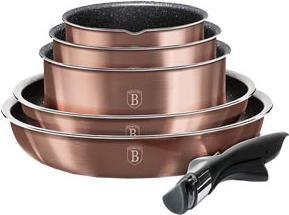 BerlingerHaus BH1591 12-delige pannenset Metallic Line Rose Gold Edition rose g (Kookpotten en pannenset, Aluminium)
