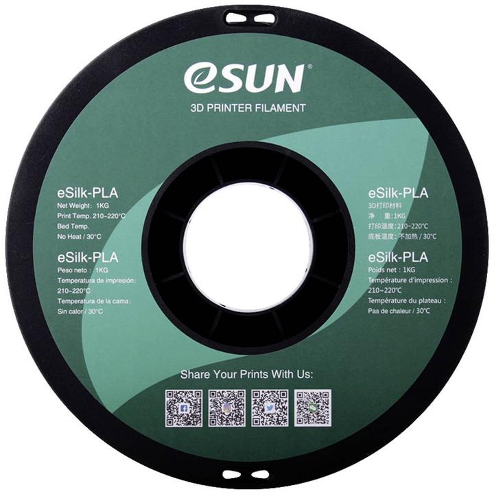 Immagine prodotto eSUN eSilk-PLA Filamento di rame PLA 1,75 mm 1 kg Rame (metallico) (PLA, 1.75 mm, 1000 g, Rame)