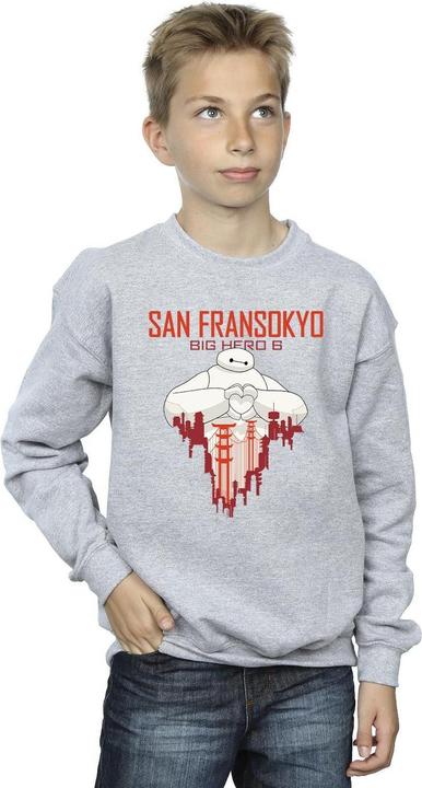 Immagine prodotto Disney Big Hero 6 Baymax San Fransokyo Heart Felpa Ragazzi (104)