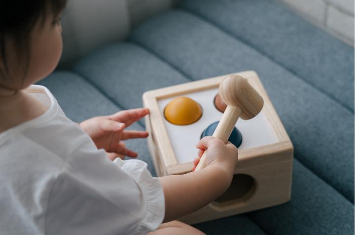 Actual product image Plantoys Hammer set with Orchard balls