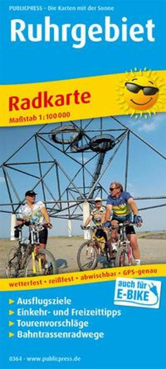 Immagine prodotto PUBLICPRESS Mappa ciclabile dell'area della Ruhr