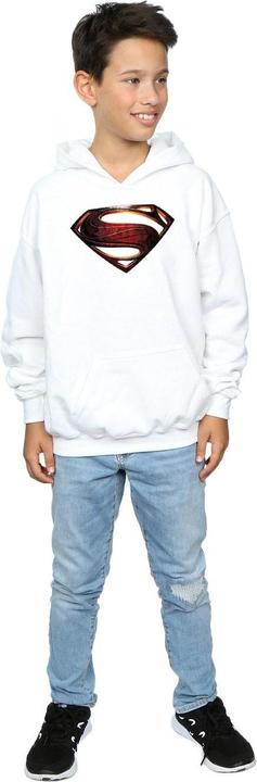 Immagine prodotto Justice League Movie Superman Emblem Felpa con Cappuccio Ragazzi (140, 146)