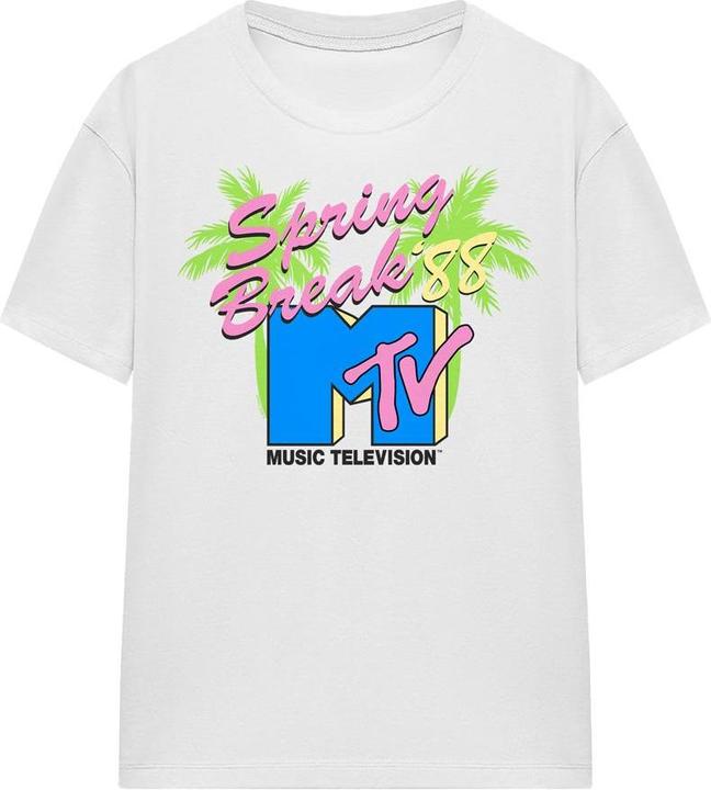 Immagine prodotto MTV Spring Break Maglietta Palme al Neon Adulto Unisex (L)