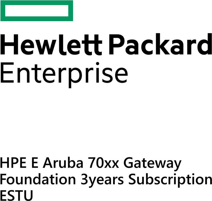 Actual product image HPE E Aruba 70xx Gateway Fnd 3yr Sub E-STU (1 Devices, 36 months)