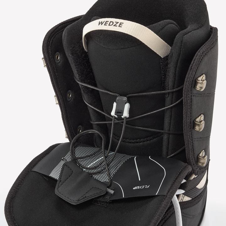 Actual product image Dreamscape Men's Comfortable, Flexible Snowboard Boots SNB 100 - Black (43)