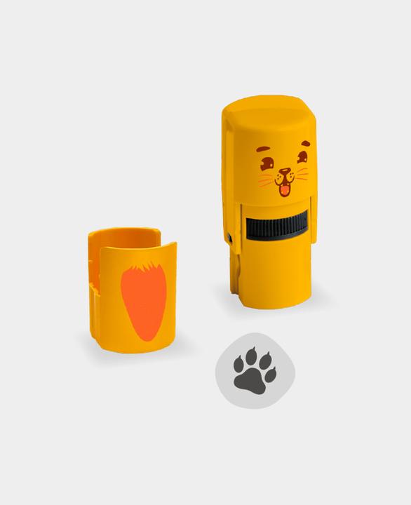 Image du produit Colop Tampon à motif + savon à main Cleany LEO Lion, Orange