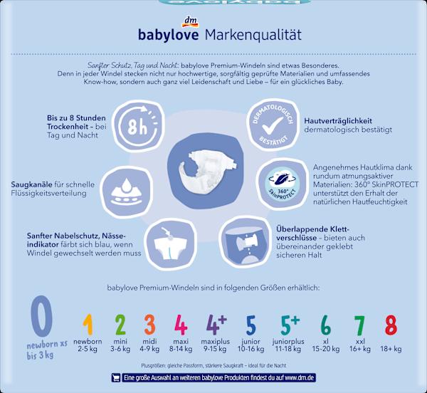 Actual product image dm babylove Premium-Windeln (Size 0, Pack, 24 Piece)