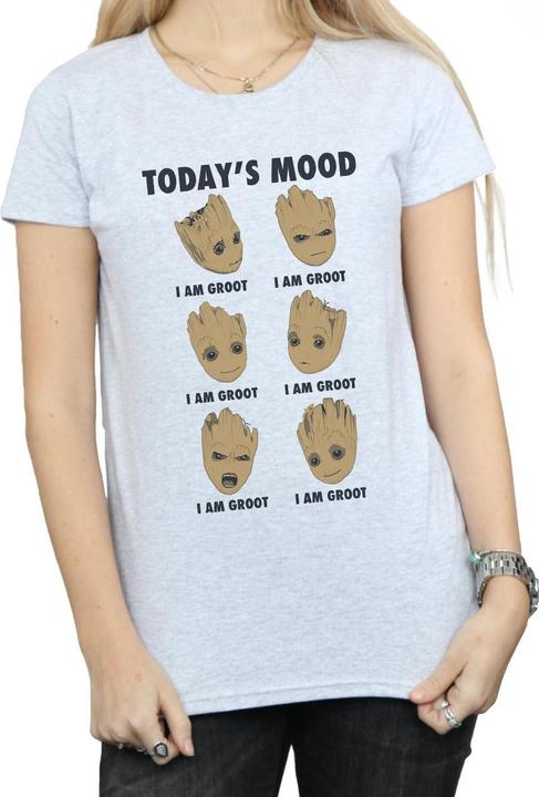 Immagine prodotto Guardians of the Galaxy Maglietta Donna/Ladies Today's Mood Baby Groot (L)