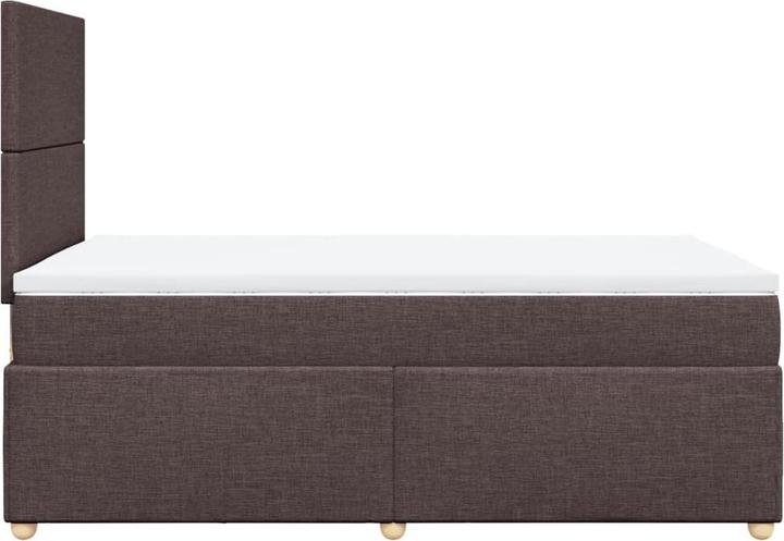 Immagine prodotto VidaXL Letto a molle Letto imbottito Letto con materasso in tessuto marrone scuro 120x190cm (120 x 190 cm)
