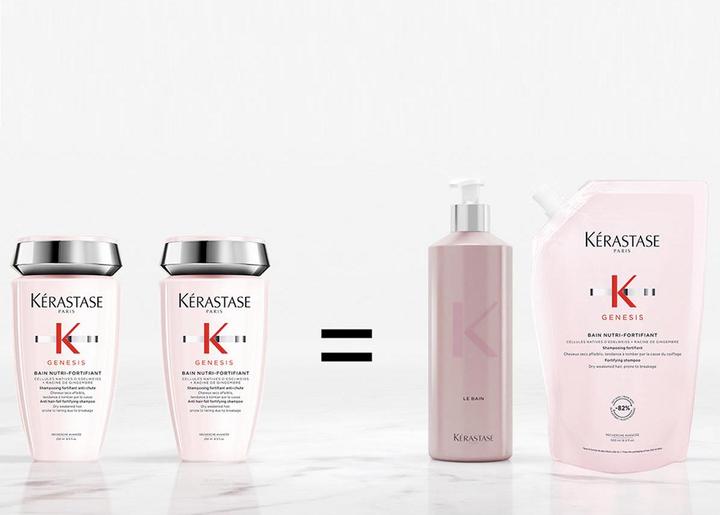 Actual product image Kérastase Bain Nutri-Fortifiant refill pack (500 ml, Liquid shampoo)